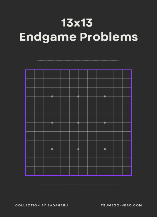 Tsumego Collection: 13x13 Endgame Problems